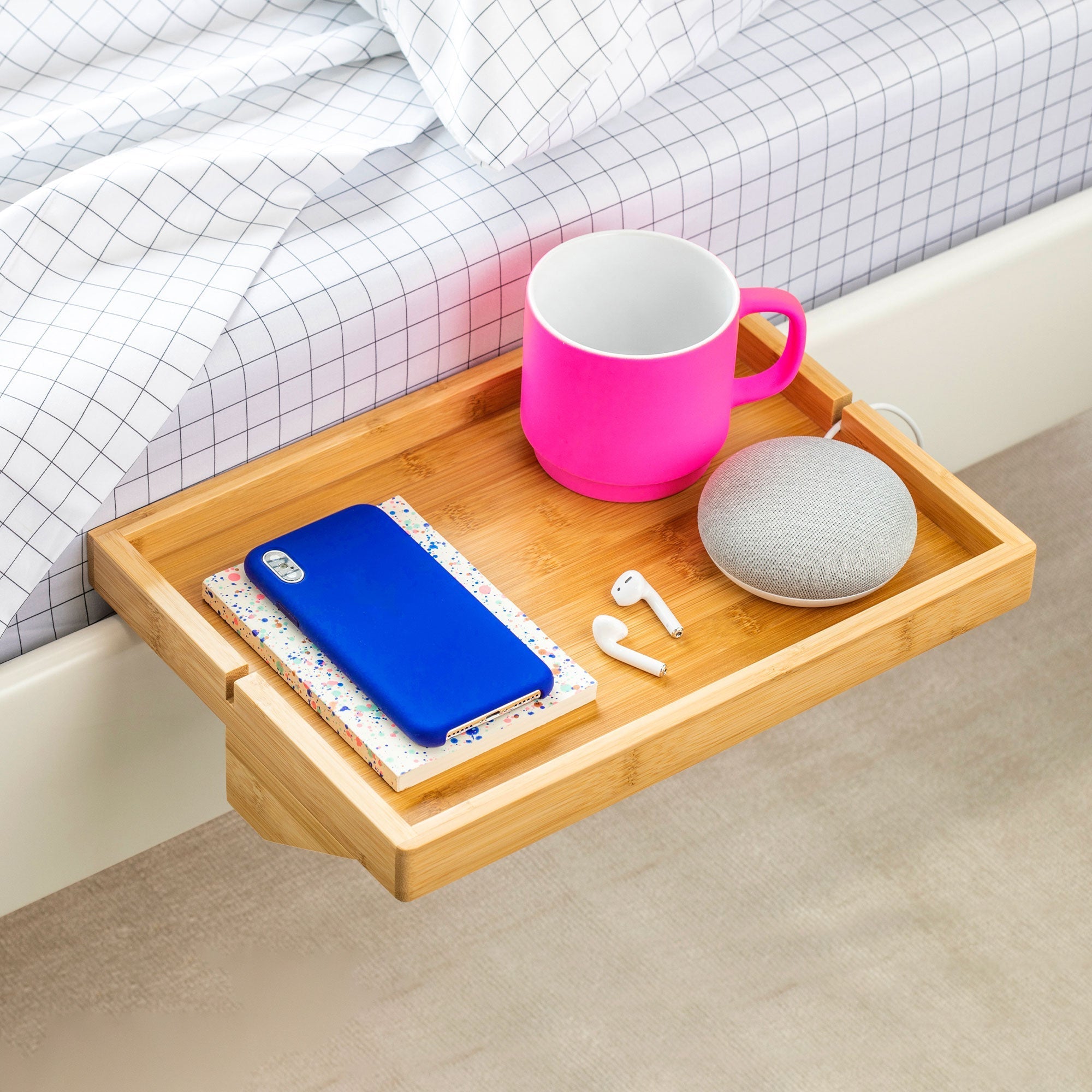 BedShelfie Bedside Shelf Original Clamp Model