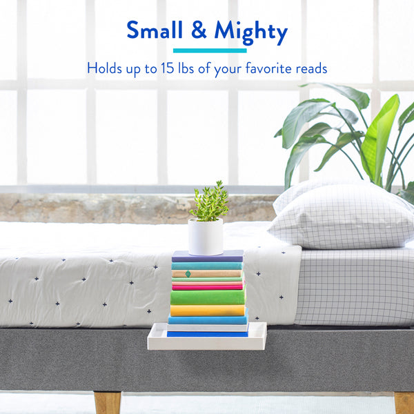 BedShelfie Slide - perfect for Flat Base Beds (Box Springs & Foundations) - BedShelfie